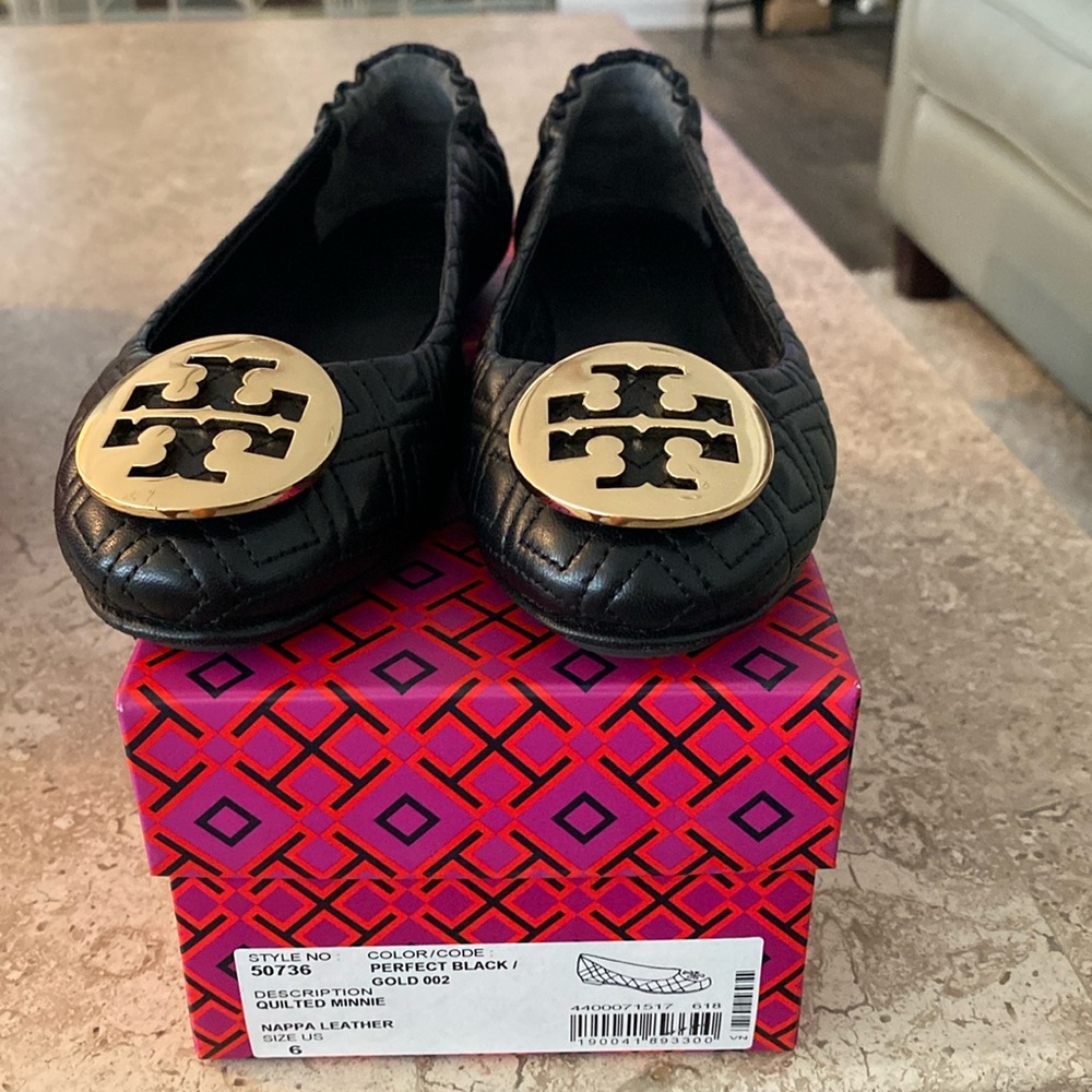 Tory Burch quilted ballet flats